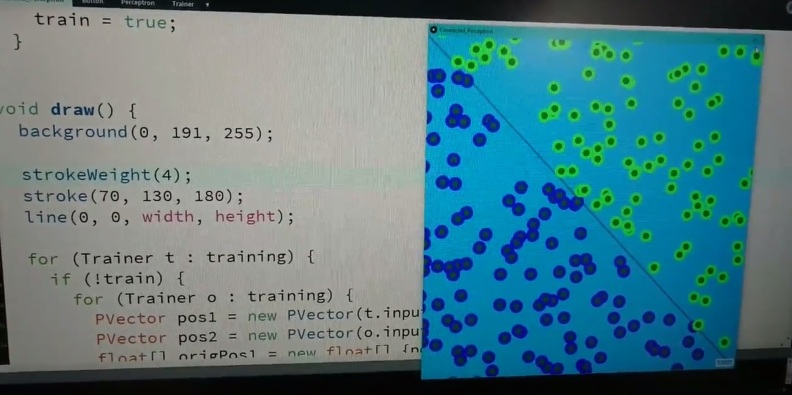 Connected Perceptrons in Processing 26 Jul 2017